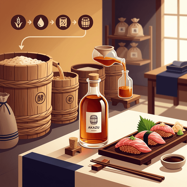 Akazu Red Vinegar Infographic