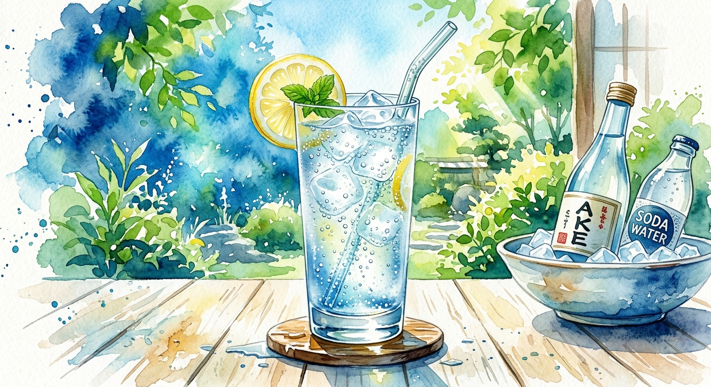 日本酒ハイボールの作り方完全ガイド!黄金比とおすすめ銘柄で残暑を涼しく