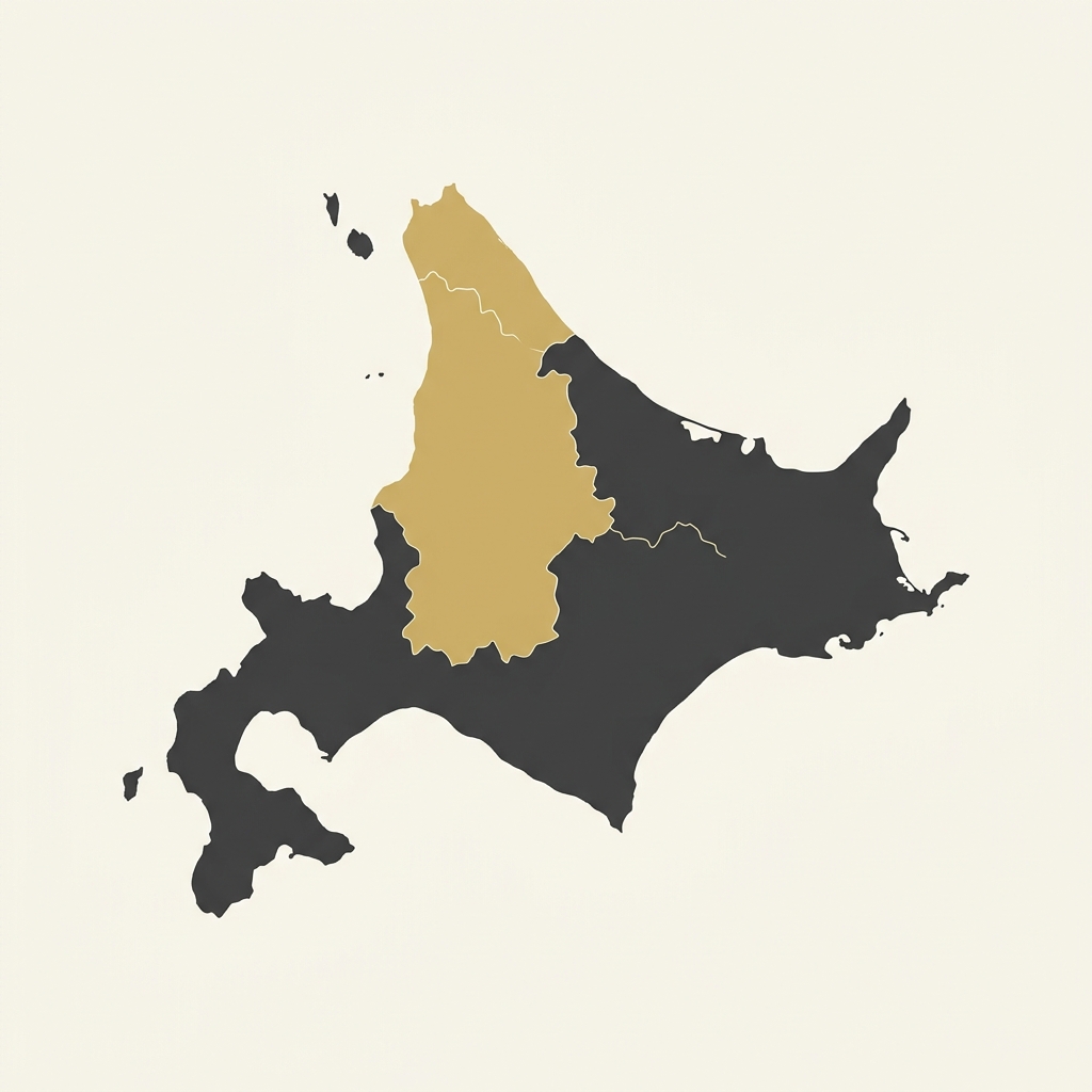 道北・上川・留萌エリアのマップ